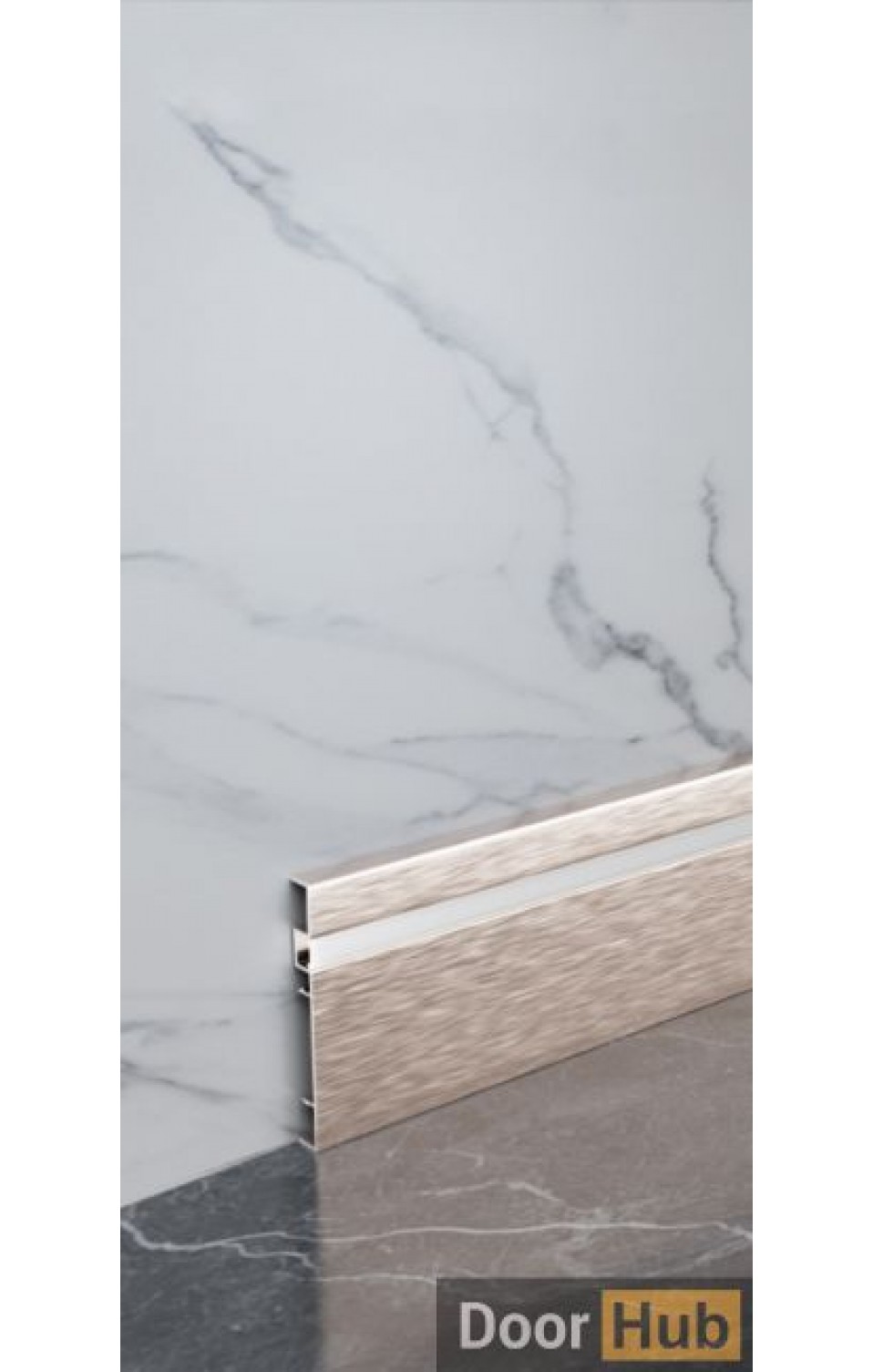 8cm Clip-On Light Strip Skirting | LED Baseboard for Developers in UAE